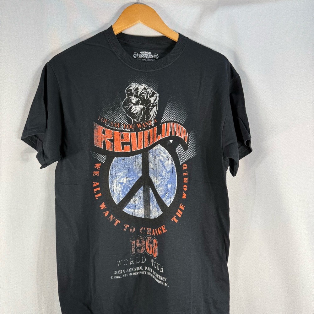 1968 Revolution Tour Vintage Style Concert Tee Size M